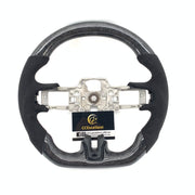 CCexcellent for Ford SHELBY GT350 2015 2016 2017 carbon fiber steering wheel with alcantara